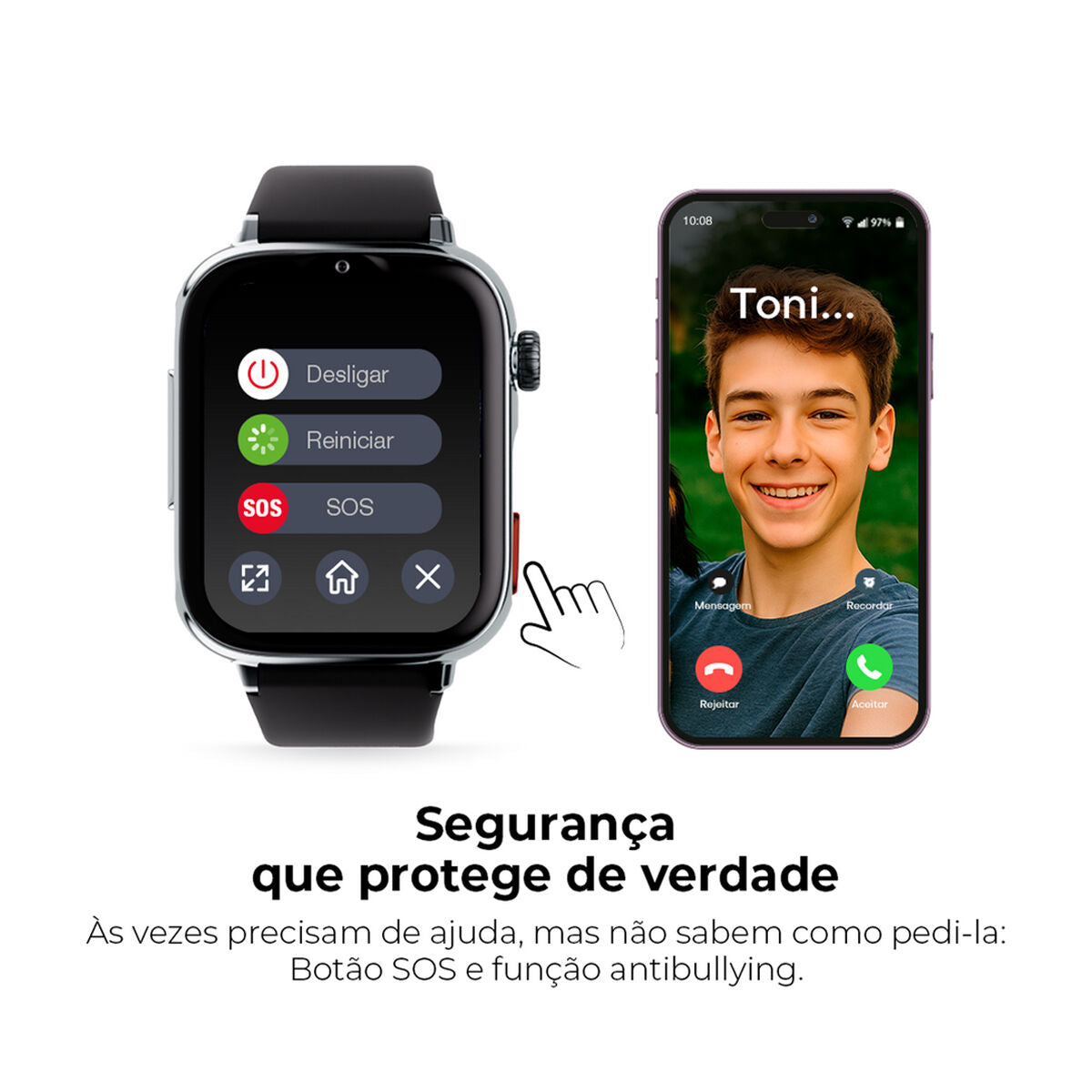 Savefamily Smartwatch Savefamily Black