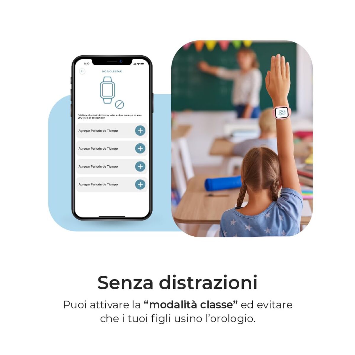 Savefamily Smartwatch Savefamily Violet 40 Mm