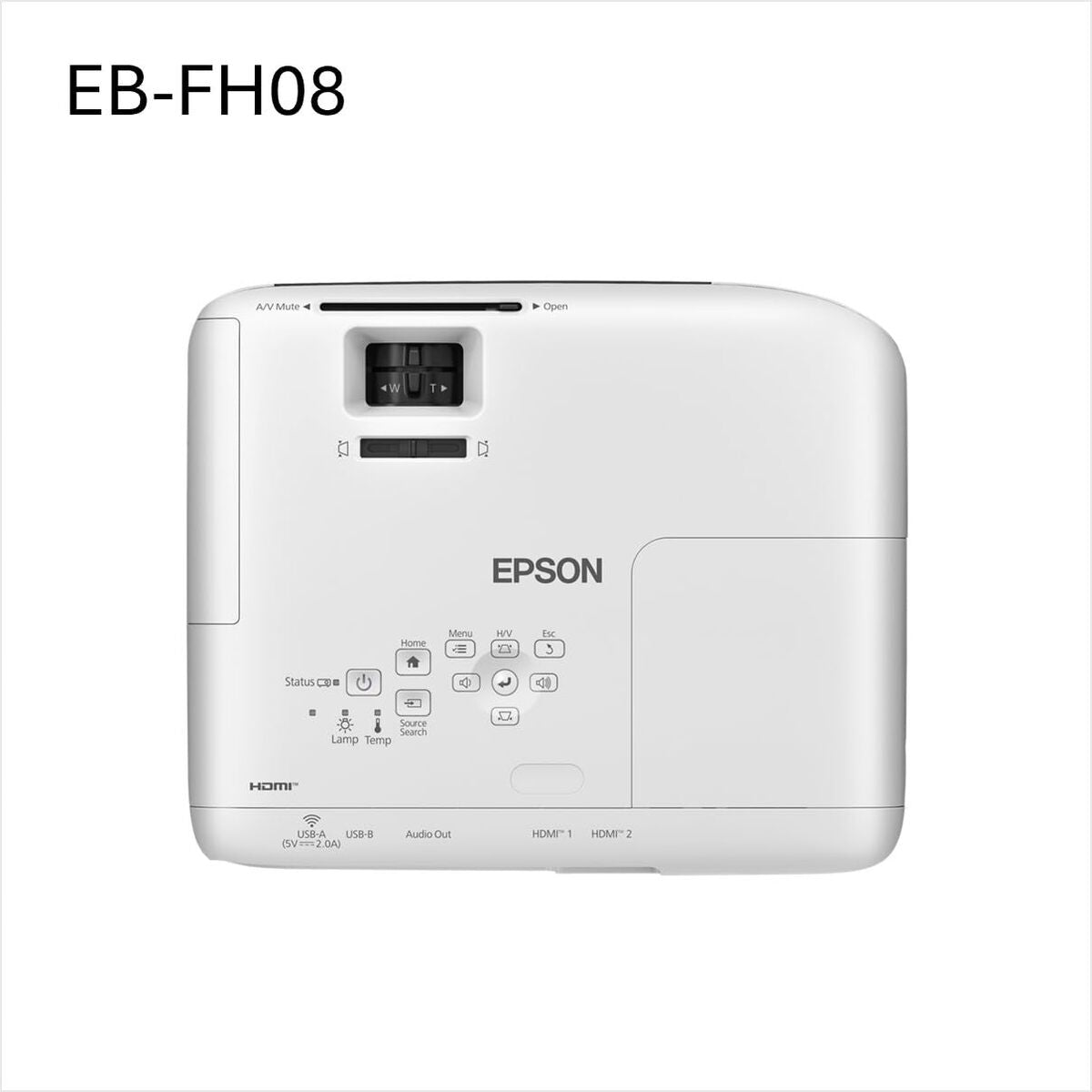 Epson Projector Epson V11Hb54040 Full Hd Lcd 3600 Lm 1920 X 1080 Px