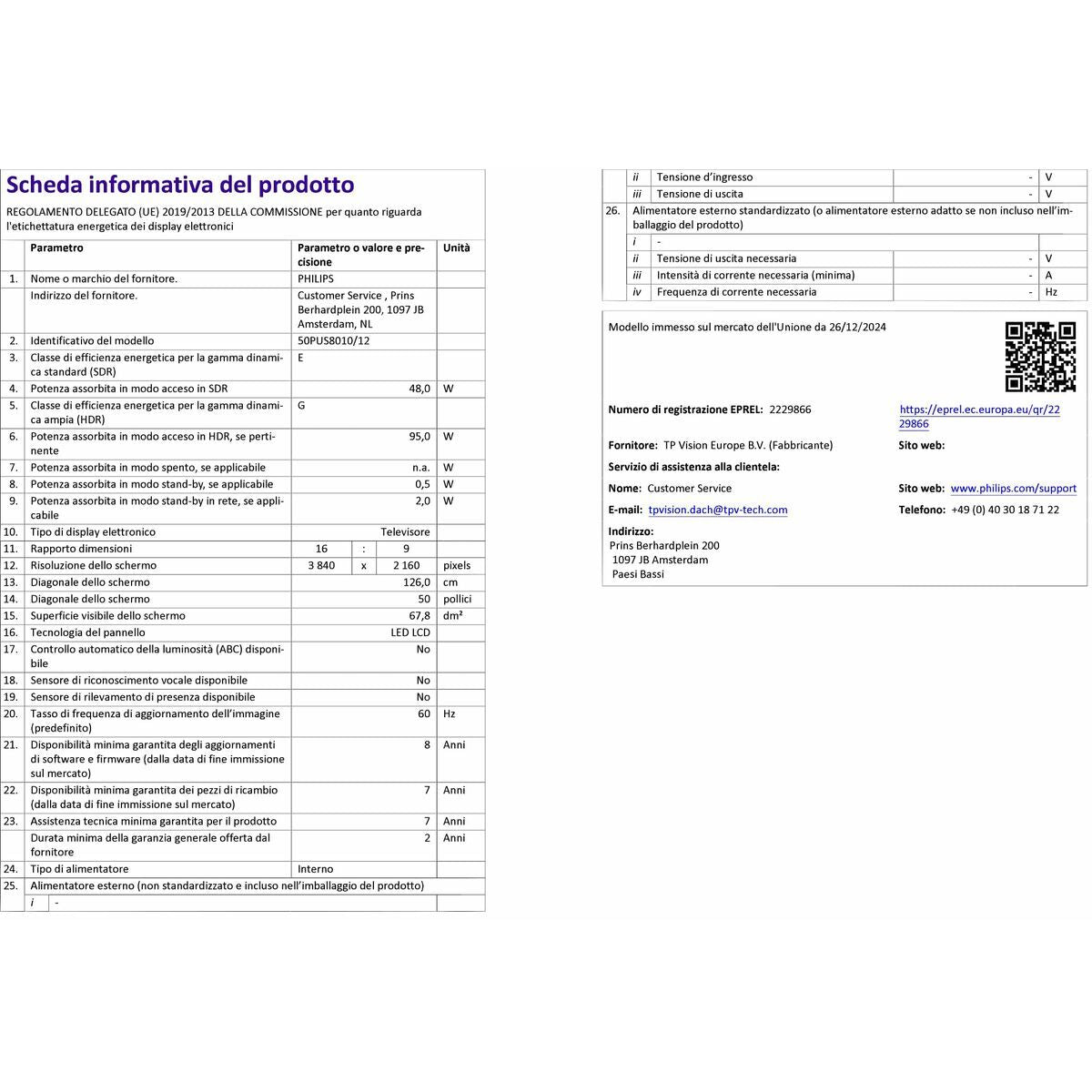 Philips Smart Tv Philips 50Pus8010 4K Ultra Hd 50" Led