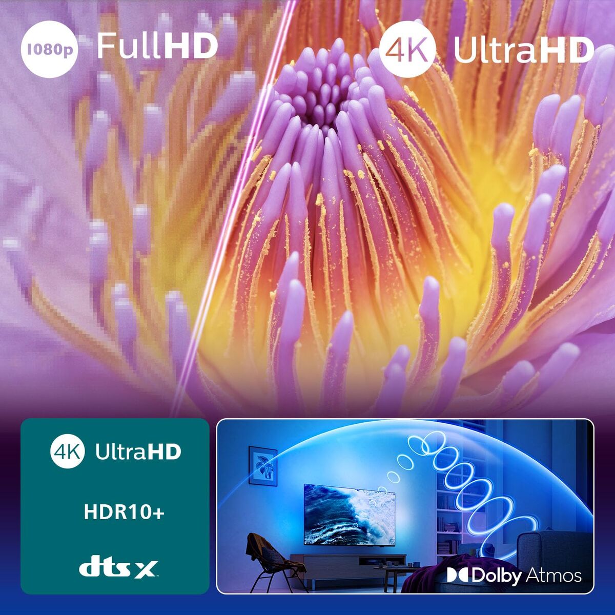 Philips Smart Tv Philips 55Pus8010/12 4K Ultra Hd 55" Led