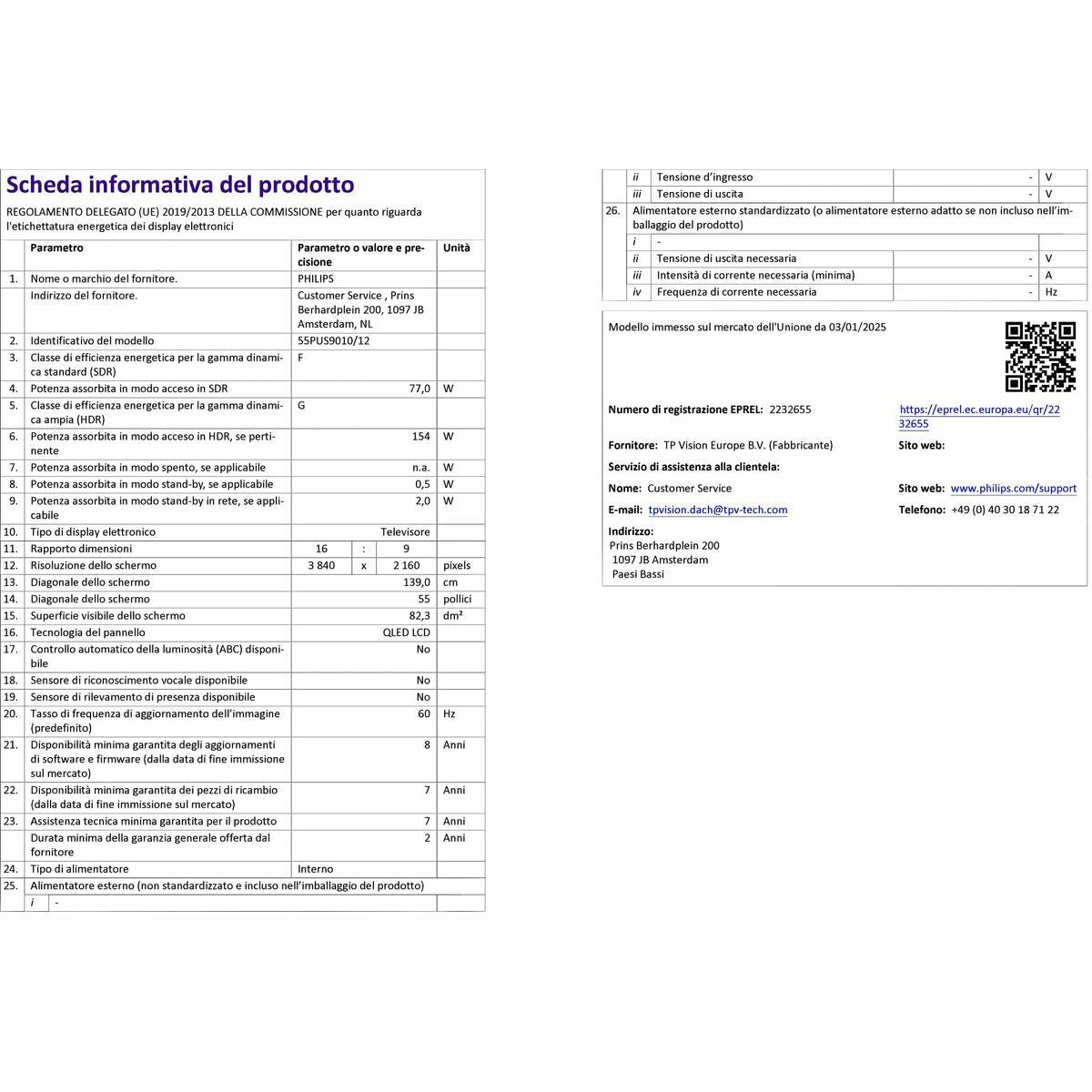 Philips Smart Tv Philips 55Pus9010 55" 4K Ultra Hd Led Hdr Qled