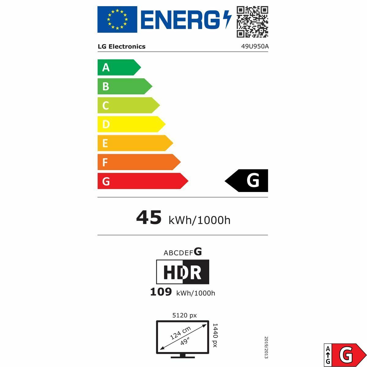 Lg Monitor Lg 49U950A-W 49"
