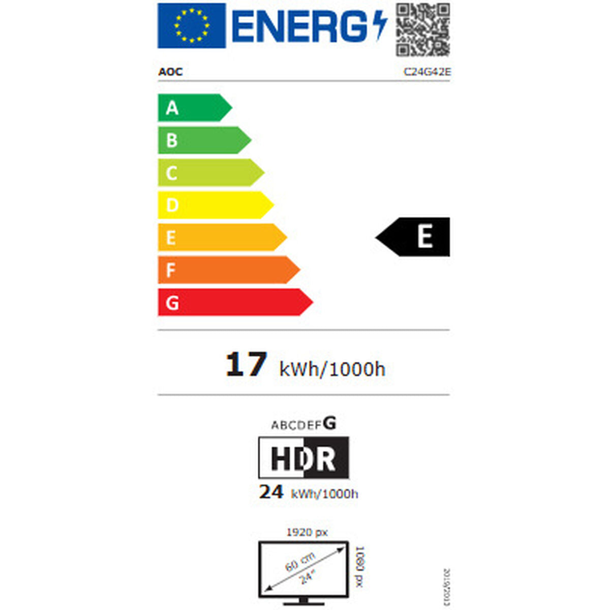 Aoc Monitor Aoc C24G42E Full Hd 23,6"