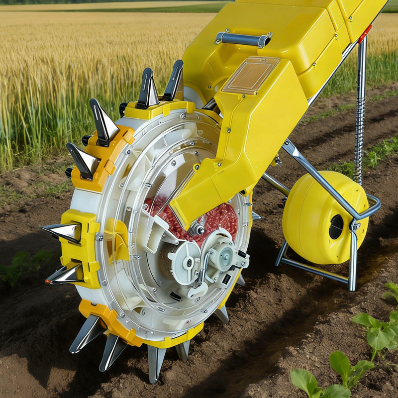 Farm-use 2-in-1 Hand-pushed Seeder And Fertilizer Applicator