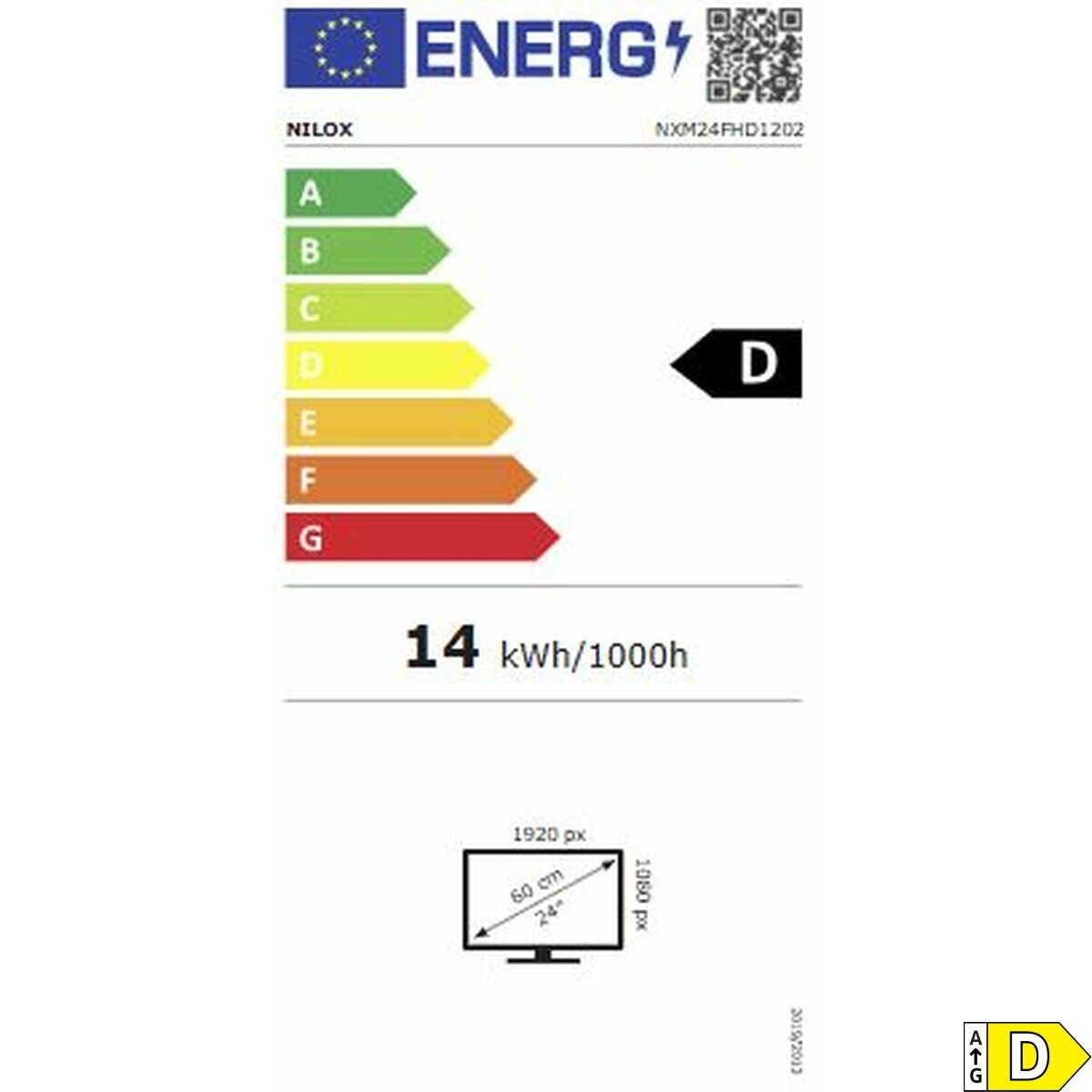 Nilox Monitor Nilox Nxm24Fhd1202 Full Hd Lcd 23,8"