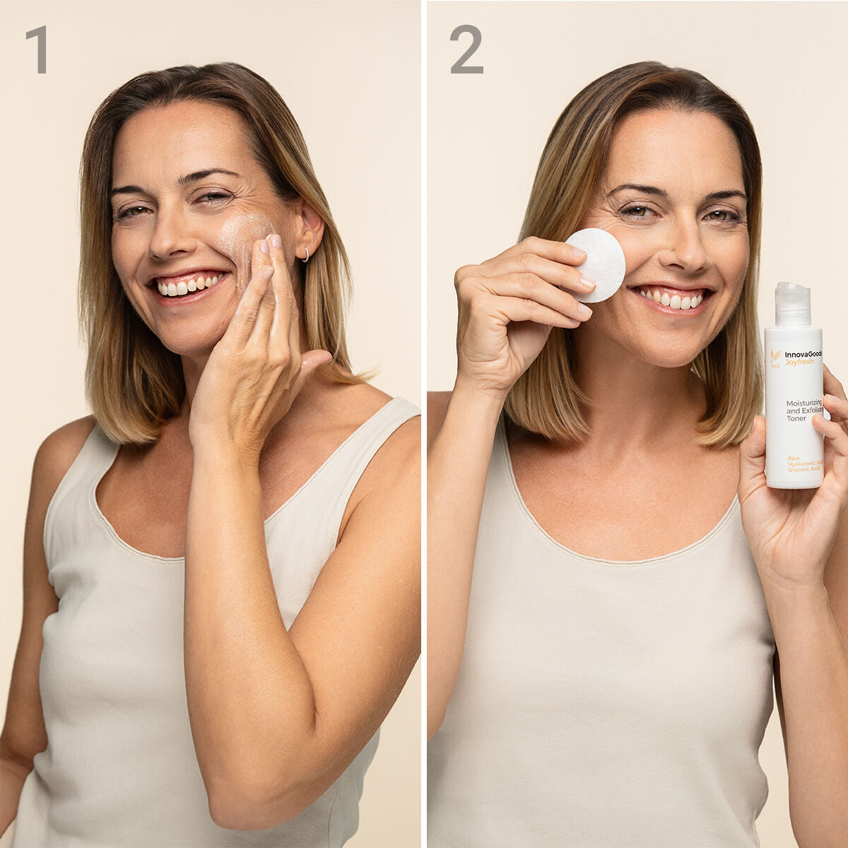 Face Cleansing Duo Pack Rice InnovaGoods